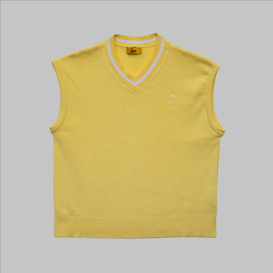 “T” Script Sweater Vest